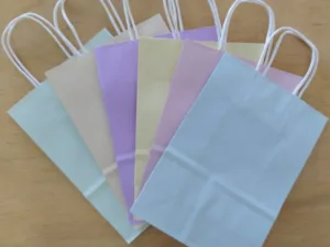 Bolsas Papel Kraft Colores Pasteles