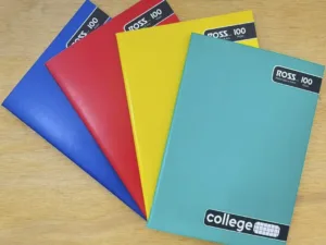 Cuaderno College Matemáticas 5mm 100 hojas Colores