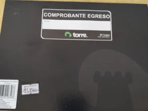 Formulario Comprobante de Egreso 50 hojas