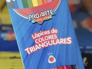 Lápices Colores Triangulares 12 Unidades